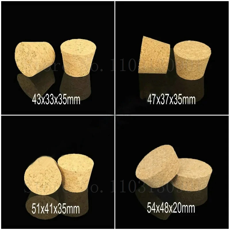 20Pcs/lot Laboratory 18mm-54mm Soft Wooden Stopper Pudding Bottle Wine Jar Cork Stopper