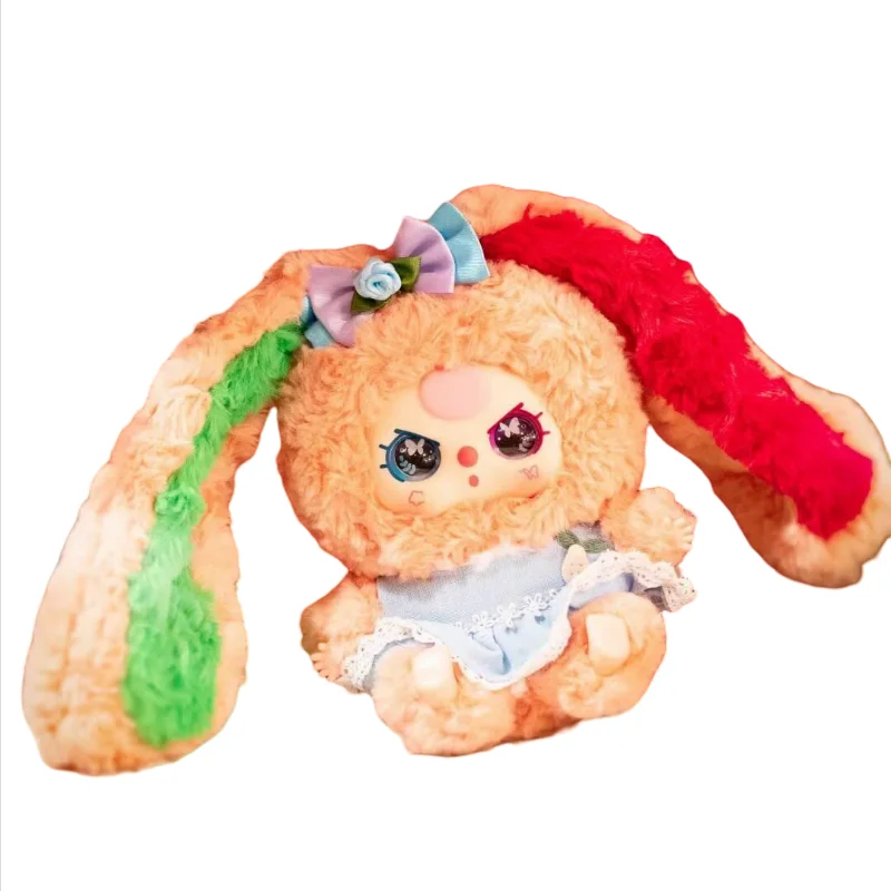 

Новый ребенок три лилии кролик город 4-го поколения слепая коробка креативный модный тренд рюкзак кулон кукла подарок на день рождения коллекция