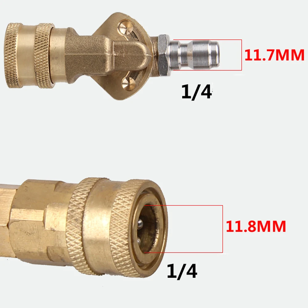 Hochdruck reinigungs düsen armaturen 180 Messing 5-Gang oder 7-Gang ° drehbare einstellbare Drehgelenk mit sieben farbiger Düse