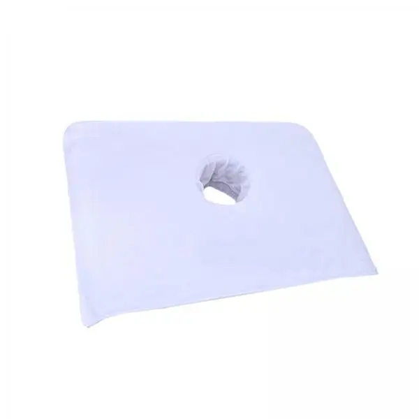 Professional Lying Down Towel Washable Fiber Massage Table Cover Absorbent Face Cutout Pad for Salon and Spa Use