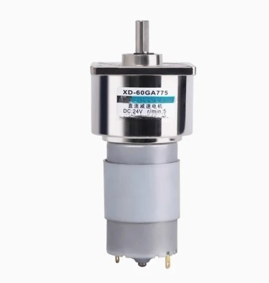 

Мотор-редуктор постоянного тока 12 В, 24 В, миниатюрный, низкоскоростной, медленная скорость, маленький двигатель, 35 Вт, регулировка скорости большого крутящего момента XD-60GA775