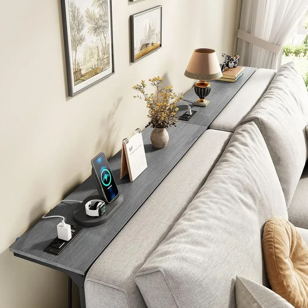 2-Pack k Gray ole Table, 7.9