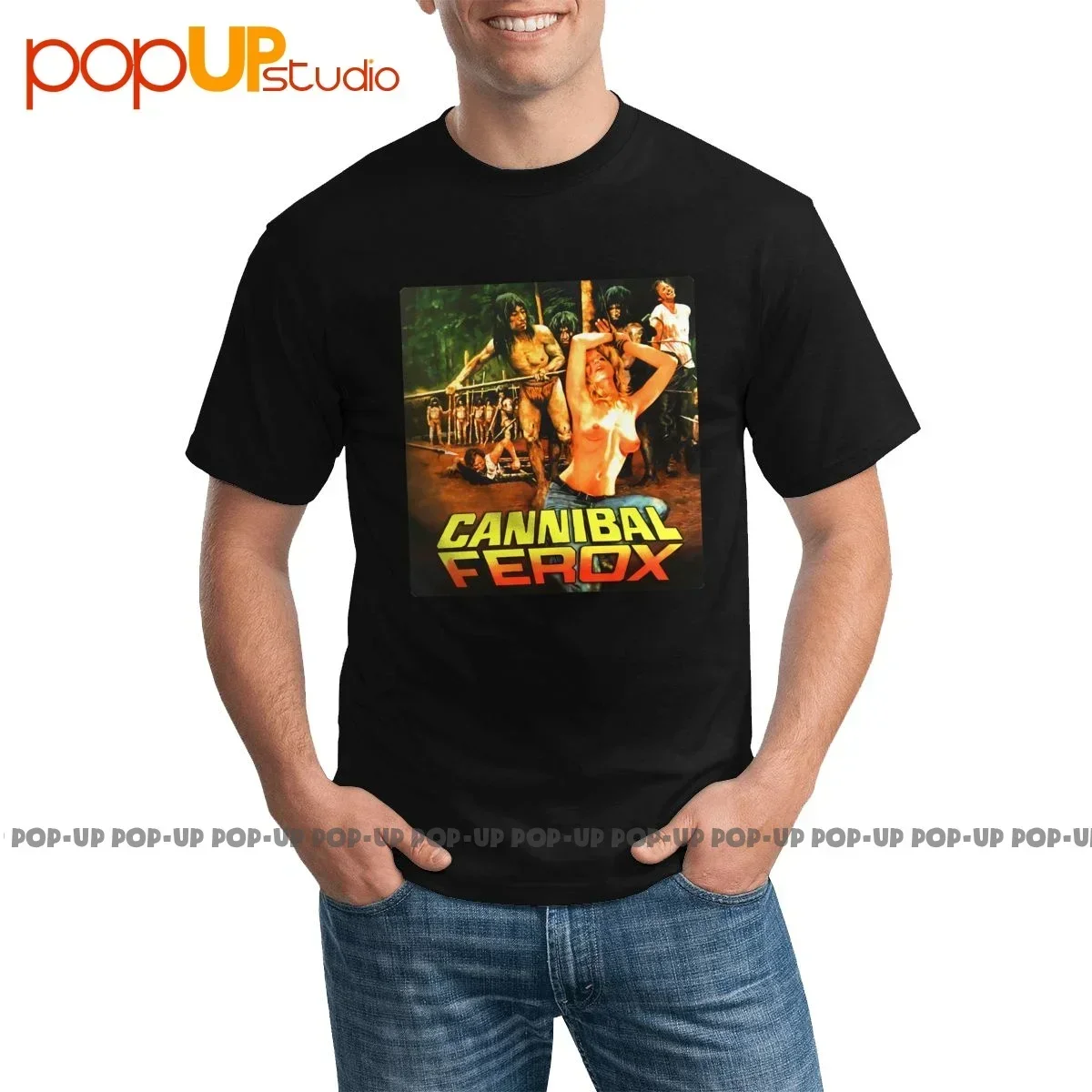 Best Cannibal Ferox Cannibal Holocaust T-shirt Unisex Hip Hop Hot Selling Tee Shirt