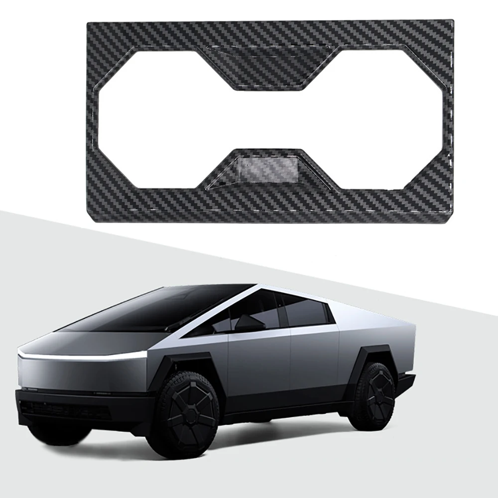 

Для Tesla Cybertruck автомобильный держатель для чашки крышка из углеродного волокна типа ABS аксессуары для интерьера
