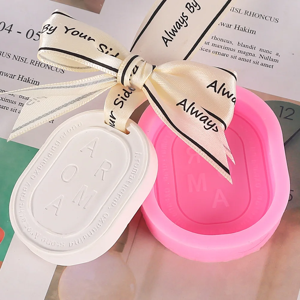 Diy Silicone Molds Car Pendants Multi-purpose Aromatherapy Mould For Making Soap Candles Chocolate Candy Ice Cubes