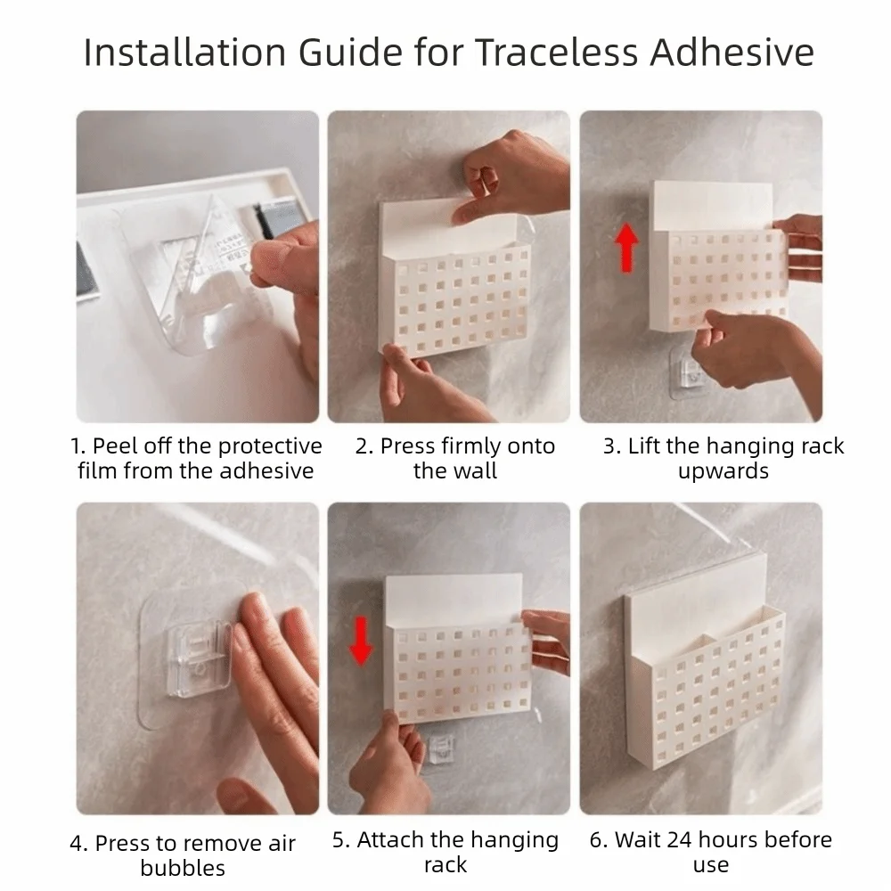 

Plastic Magnetic Storage Box Punch Free Wall Mounted Refrigerator Side Storage Box Space Saving Tableware Container Kitchen