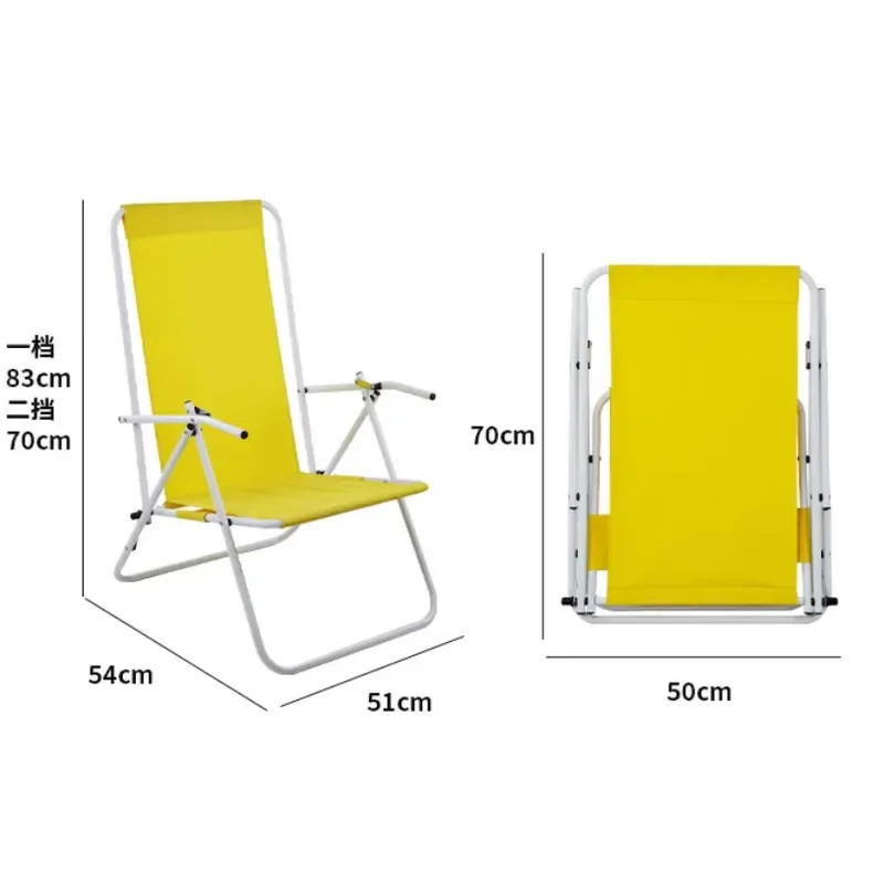for Modern Portable Outdoor Camping Living Room Courtyard Balcony Adjustable Comfortable Breathable Folding Chair Factory