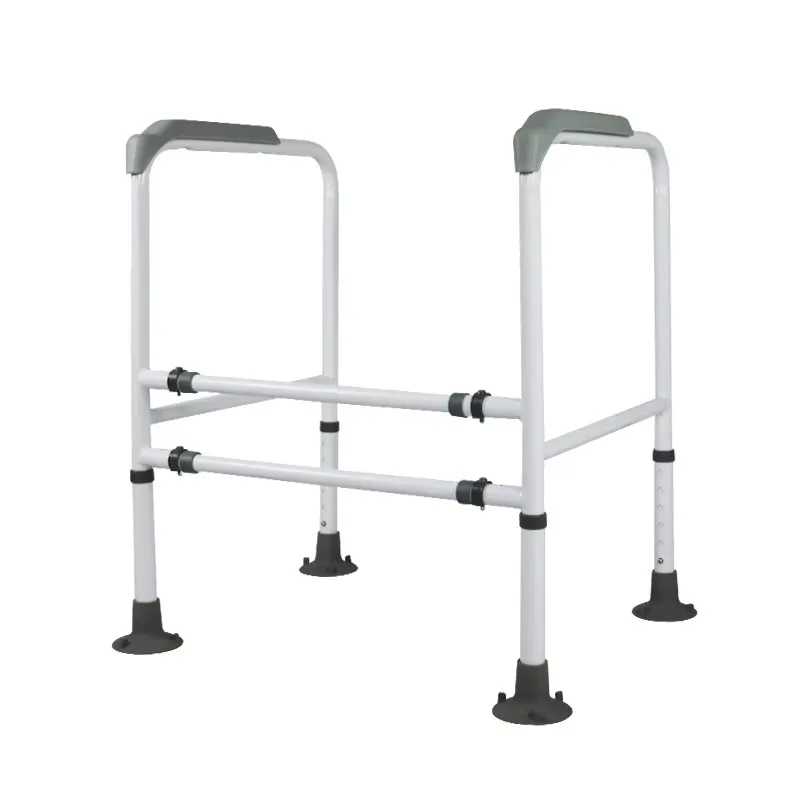 Nylon Elderly Toilet Grab Bar Support Frame Tripod Mat for Pregnant Women Disabled Bathroom Safety Handrail GuardRail Frame