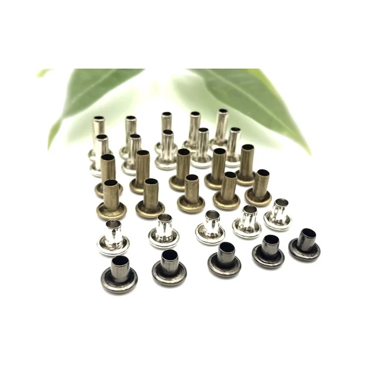 Mini  Eyelet Buttons For DIY Dolls Buckles Belt Buckle Shoes Clothes Doll Bags Accessories Flat Hollow Rivet
