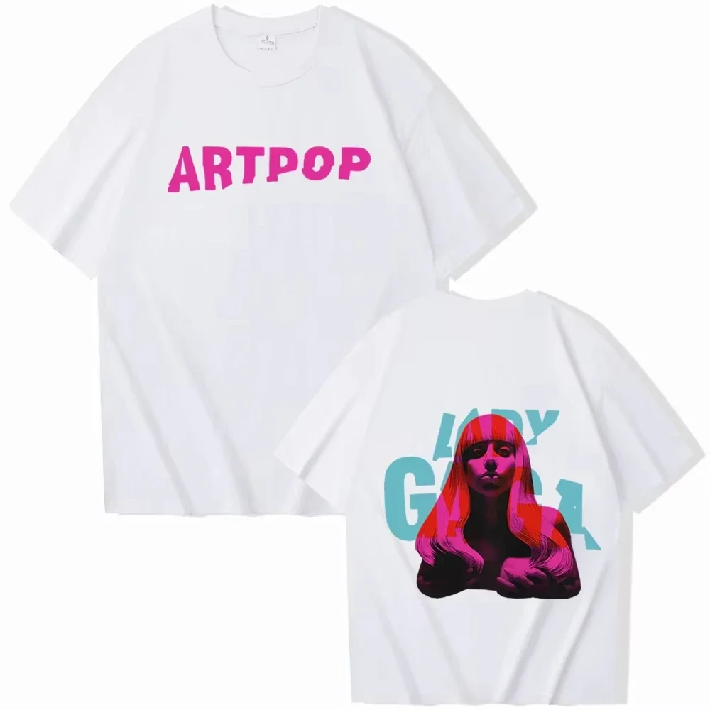 Lady Gaga The Fame Cotton T-shirt Man's and Women's Harajuku O-neck Summer Casual Print Shirt2025-06-17