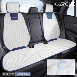 Ice Silk Car Seat Covers Full Protector Car Seat Cushion Pad Mat Auto Interior Accessories Universal Absorption Auto Rear Set