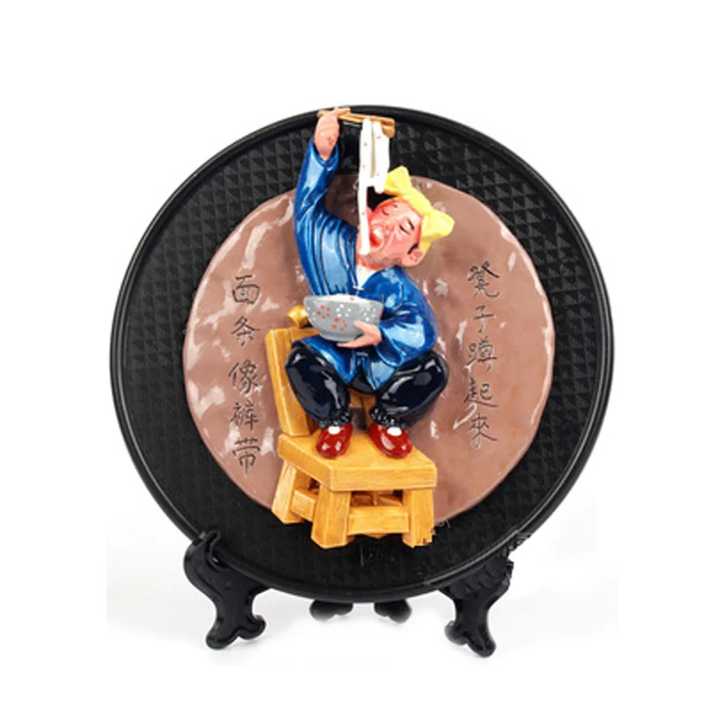 16cm*15cm Sign xi 'an special gifts photo album shape Clay sculpture facebook handicrafts ornaments