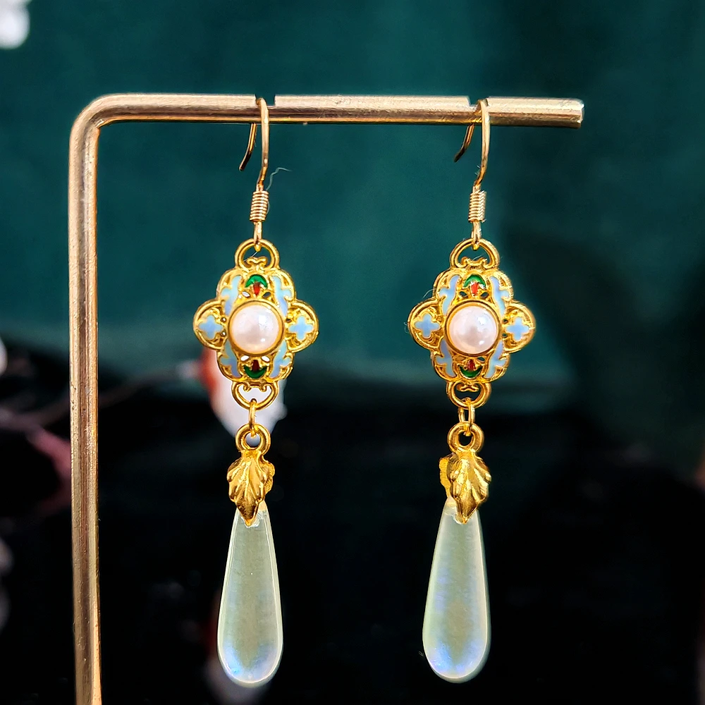 

SHXI женские серьги женские из серебра 999 пробы, сумки для ювелирных изделий, обруч со стразами 2025