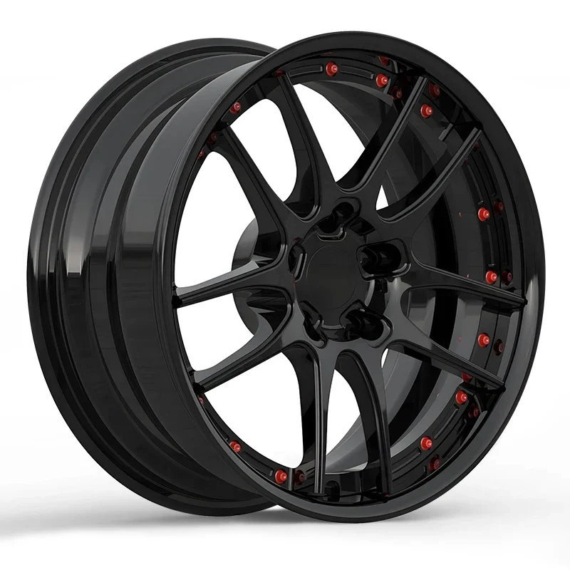 

High black 2 piece forged alloy wheels 18 inch 5 holes 5 120.65 for ford explorer 2012