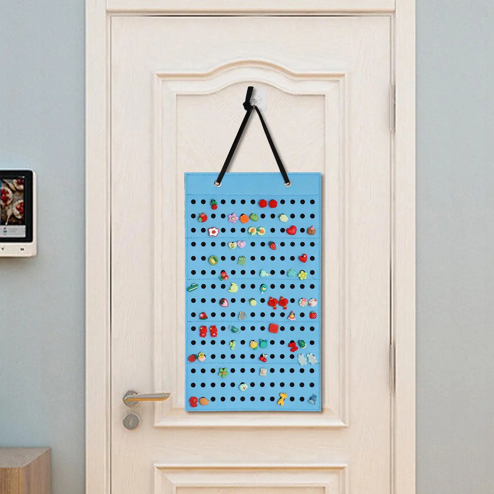 Shoe Charm Organizer, Practical And Portable Display Stand, Bag Holder, Hanger with 180 Holes, Accessories