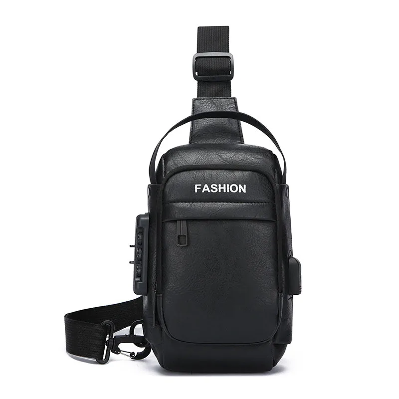 2024 New Men's Chest Bag New Fashion Korean-Style Casual Sports Water-Proof Shoulder Crossbody Bag Cross Body Chest Bag For Male