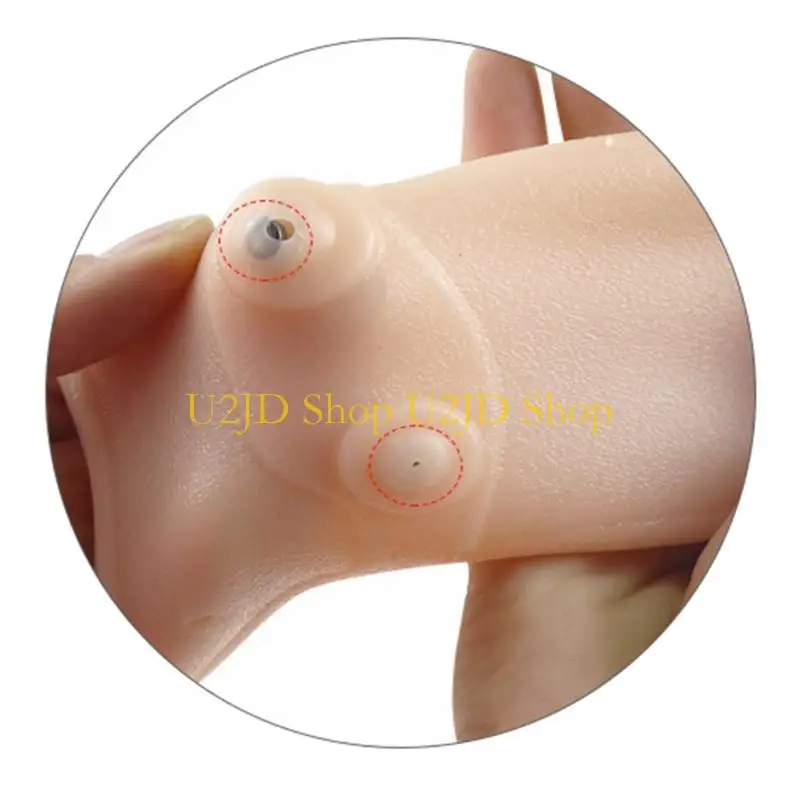 U2JD Elastic Ankle Support Silicone Ankle Brace Daytime and Night Use for Running