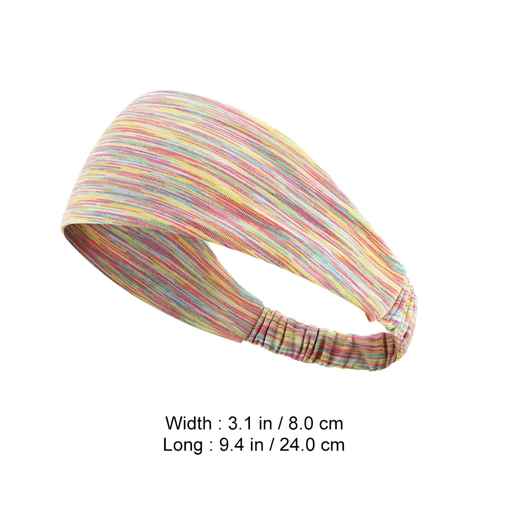 2 Pcs Girl Headbands Breathable Hairbands Girls Running Hoops Colorful Thin Women's