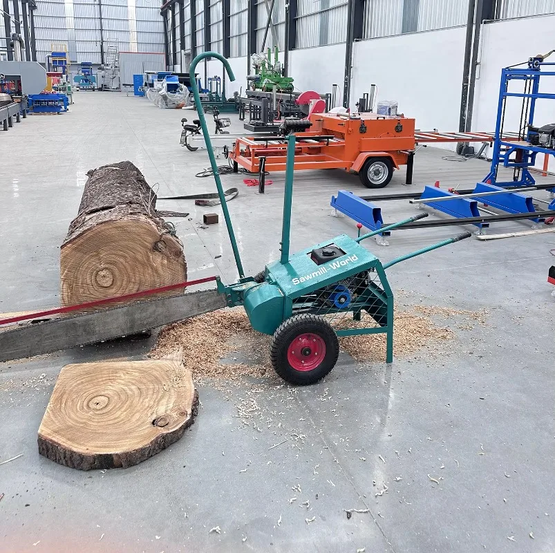 【Popular】Portable Sawmill Electric Chainsaw Timber Cutting Machine Wood Slasher