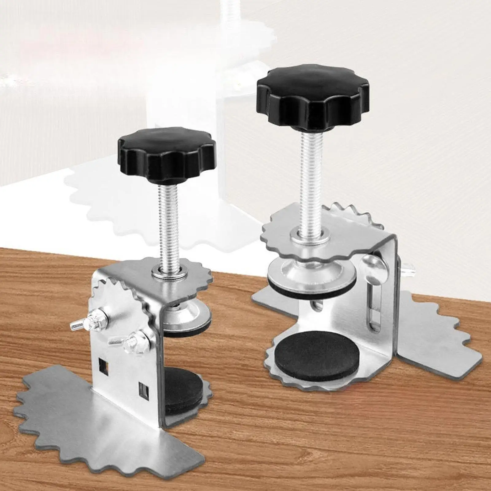 

2Pcs Versatile Accessory Lightweight for Woodworking Wear Resistant Professional Cabinet Hardware Jig Installation Tool Portable