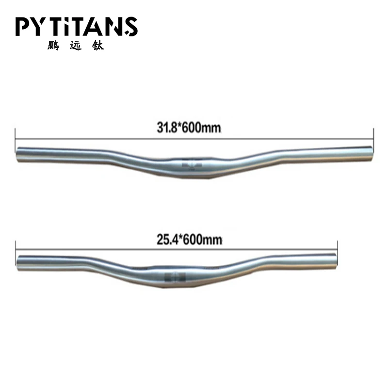 Factory outlet Titanium Alloy Road Bike Handlebar  to handle 31.8 or 25.4 Design Custom Logo Bike Parts for Bike Frame