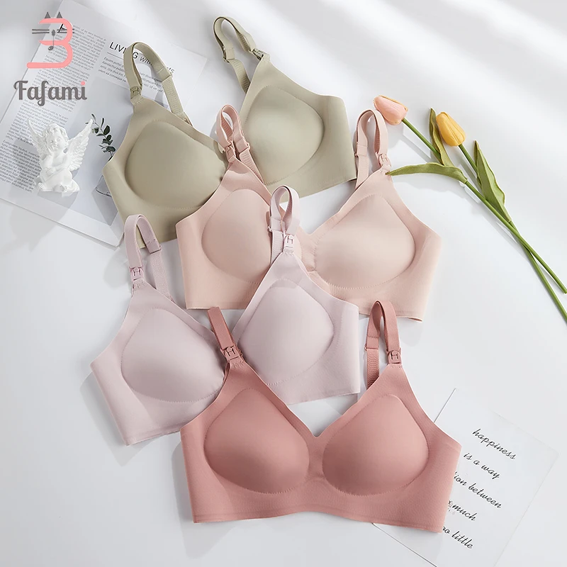 

Wireless Maternity Bra Busty Nursing Bras for A B C D E F G Cup Ultra Comfort Soft Great Support Breastfeeding Bras for Women