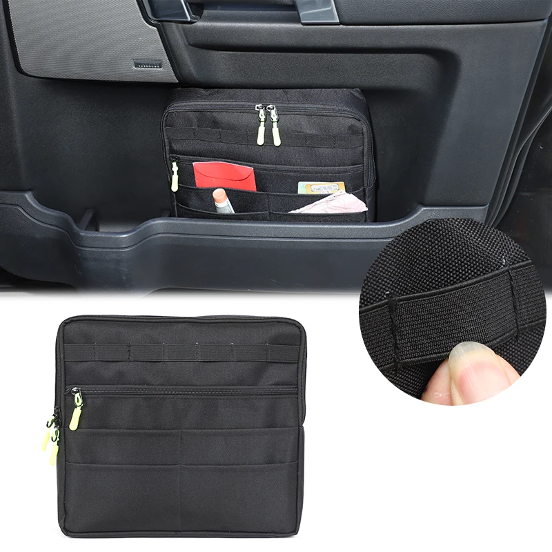 

Для Land Rover Discovery 4 LR4 2010-2016 ткань Оксфорд черная сумка для хранения боковых дверей автомобиля сумка-органайзер аксессуары для интерьера