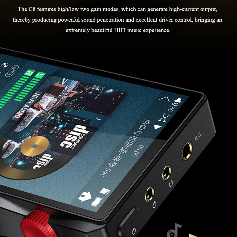 HIFI ضياع MP3 مشغل موسيقى محمول 2 قطعة ESS9038 DAC اتجاهين بلوتوث 5.2 LDAC اوديوفيلي وكمان DSD512 فك LDAC