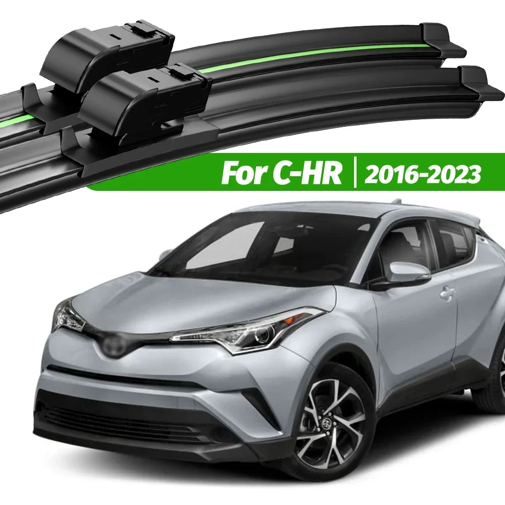 

For Toyota C-HR CHR C HR 2016-2023 2pcs Front Windshield Wiper Blades 2x 2017 2018 2019 2020 2021 2022 Windscreen Window Accesso