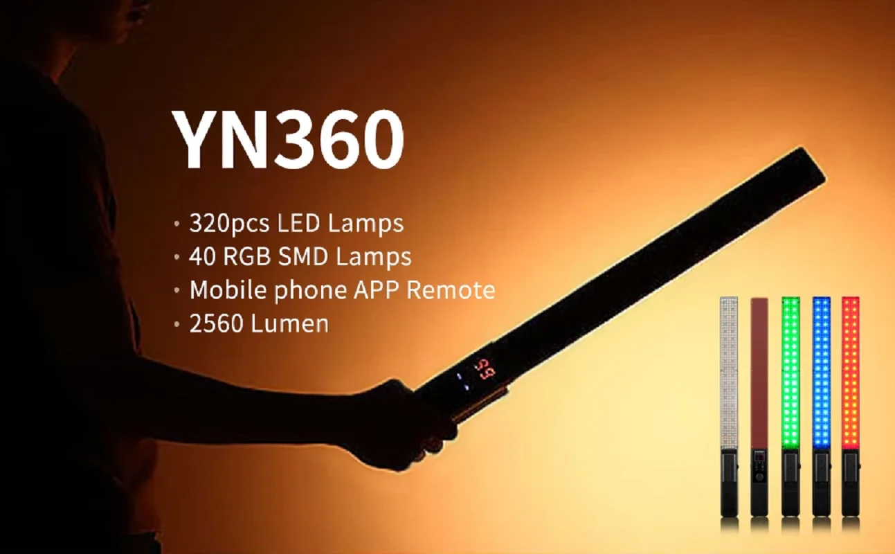Photography Lighting Handheld - 용누오 YN360 휴대용 LED 비디오 조명