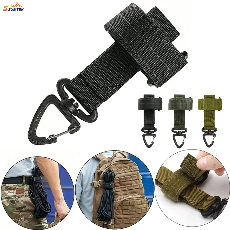 

Rope Buckle Glove Holder for Hiking Camping Fishing Strap Key Ring Holder,Versatile for Various Items,Durable and Long-Lasting