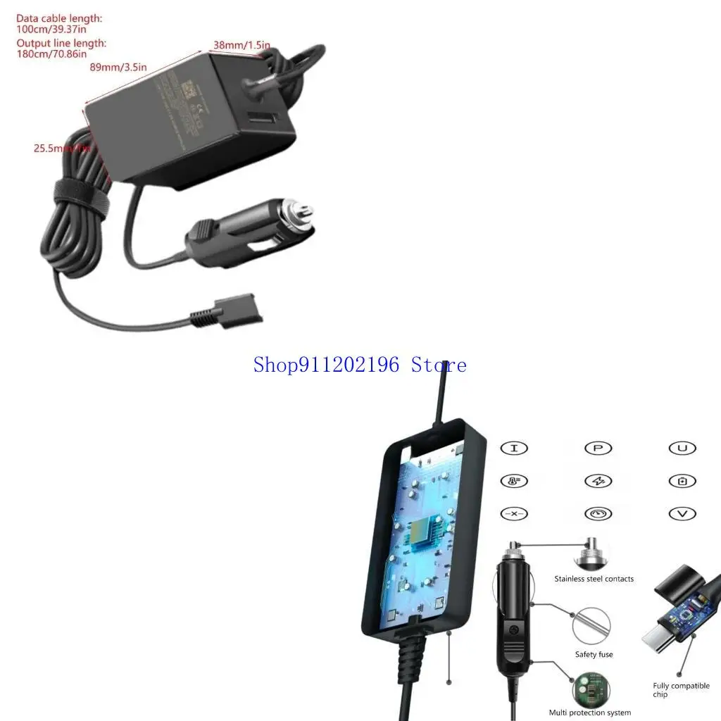 

P82A 100W USB C CAR Chargers Быстрая зарядка для ноутбука