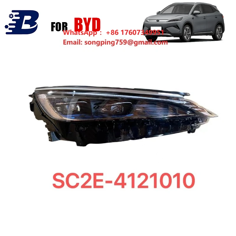 New BYD Yuan Plus RHD  ATTO 3 LED Headlight 2022-2025 High Configuration Cool White Automotive Lighting System