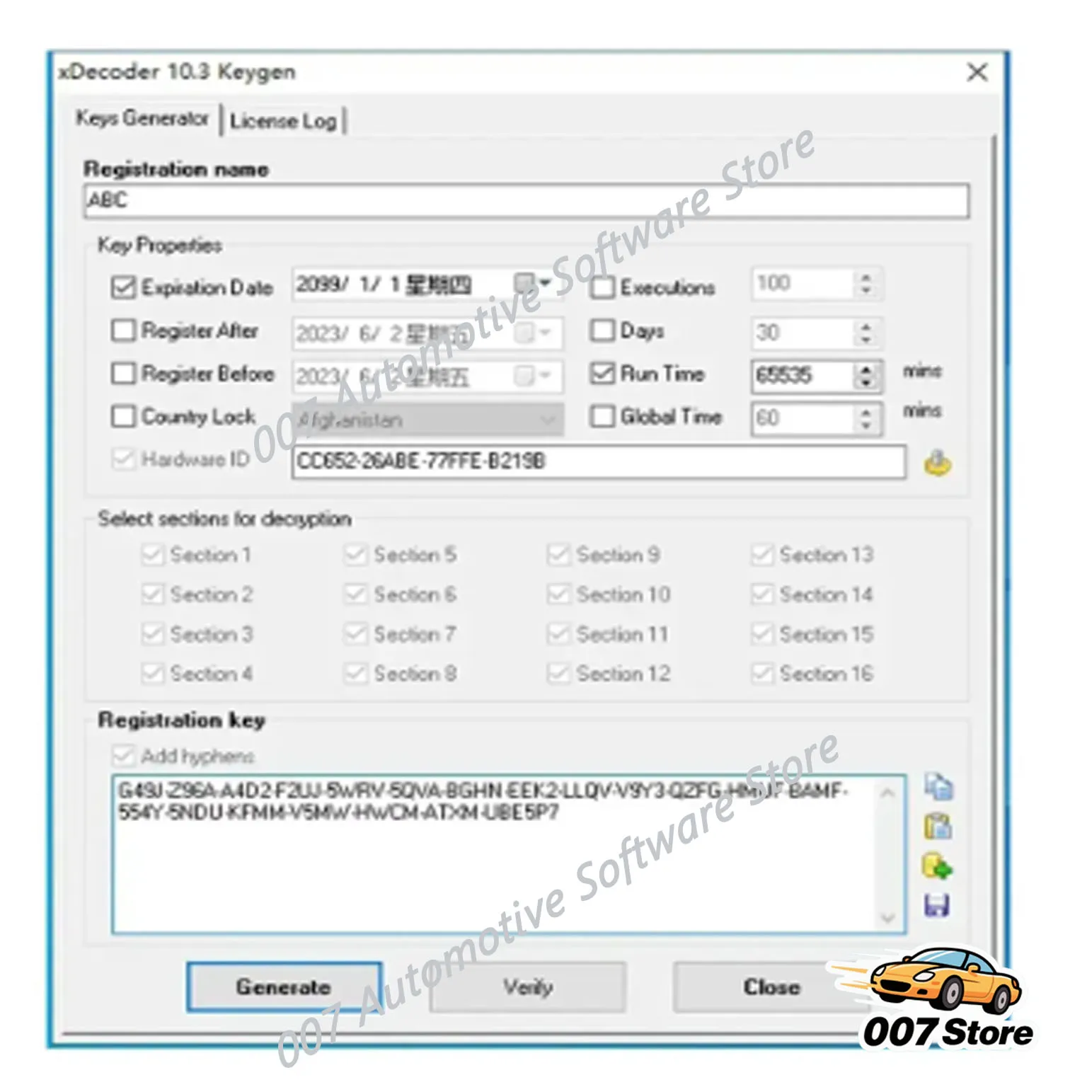 2025 Xdecoder 10.3 z Keygenem DTC Remover Crack DTC OFF Delete Software Full Version dla Hyundai/VAG EDC15 EDC16 EDC17 Xdecoder