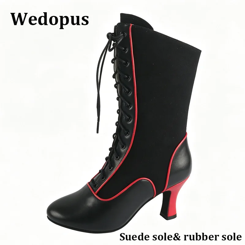 women's-spring-dance-boots-7cm-heel-latin-salsa-shoes-closed-toe-ballroom-indoor-shoes-girls-sneaker-lace-up-party-dancing-shoes