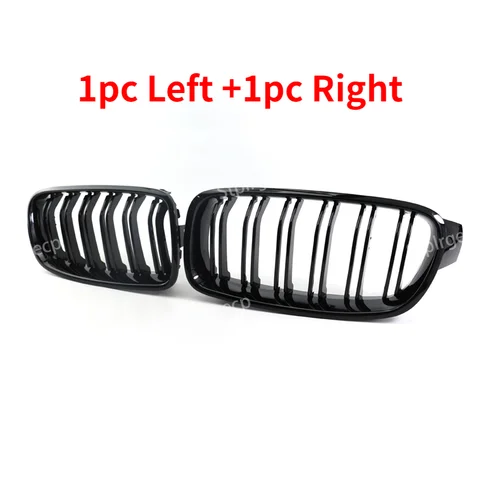 Решетка Радиатора Передняя Для BMW 3 Серии F30 F31 F35 (316i 318i 320i 328i 330i) 2011-2019, Глянцевая Черная, Из ABS-пластика