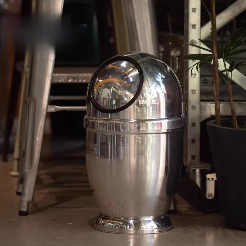 

Металлический алюминиевый мусорный бак, многоцелевой контейнер для хранения детских игрушек, домашний контейнер для мусора, прочная офисная мусорная корзина