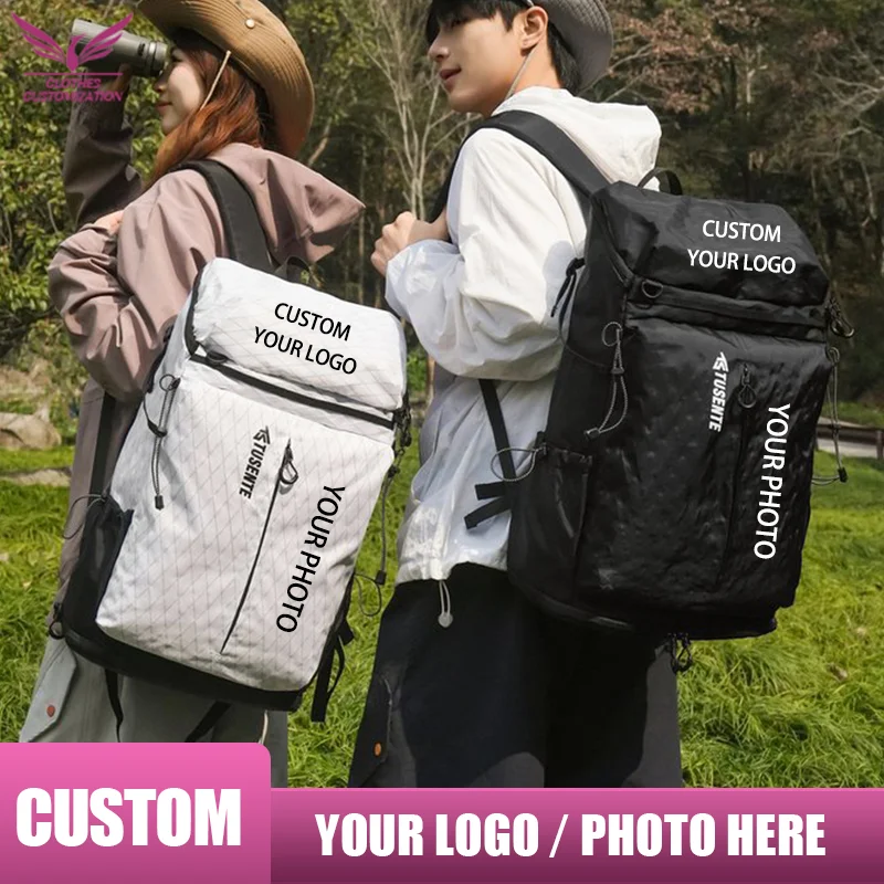 Large Capacity Sport Gym Bag custom logo Men Fitness Backpack Waterproof Multi-Functional Travel Pack Basketball bag print photo