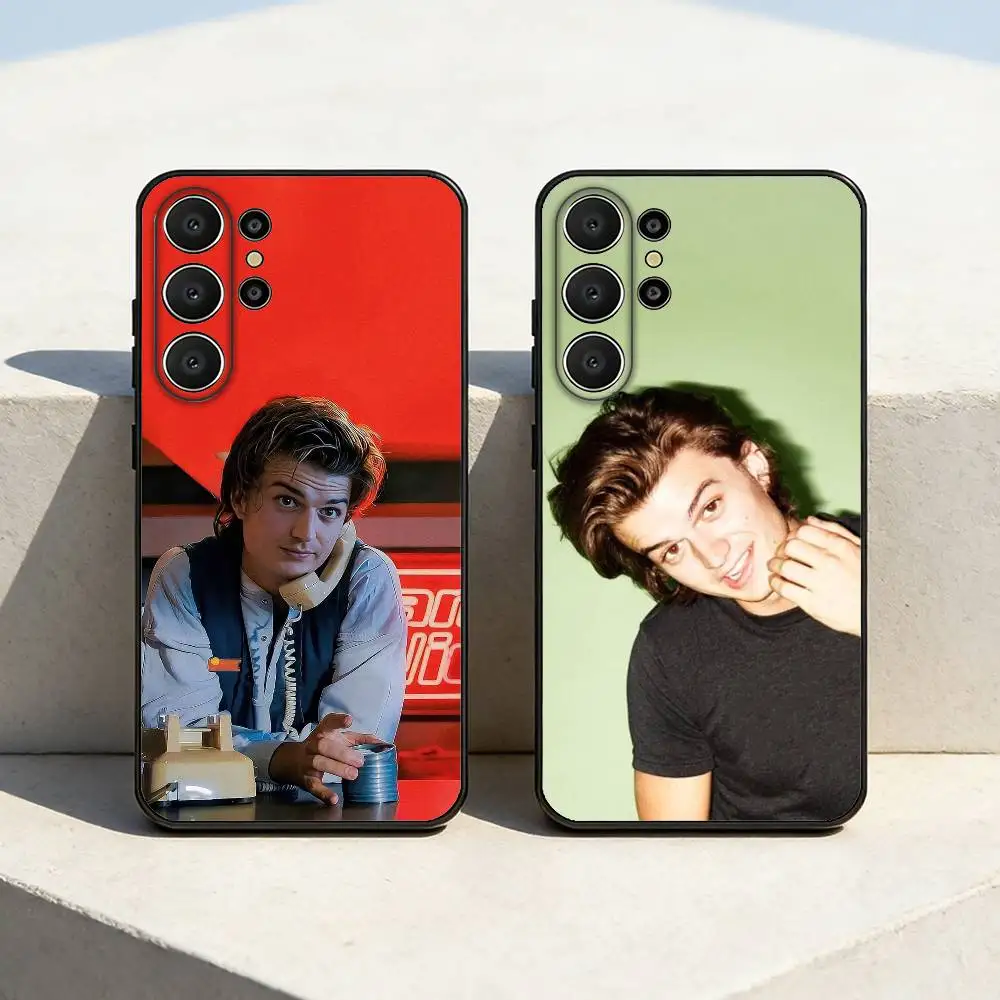 Чехол для телефона S-Steve H-Harrington для Samsung S26, S25, 24, 23, 22, 30, 21, 10, 9, Ultra, Plus, Lite, FE, мягкий черный чехол