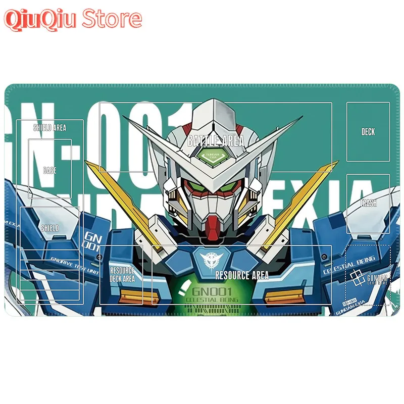 600x350x2 مللي متر بانداي أنيمي لعبة Gundam GCG لتقوم بها بنفسك بطاقة Playmat الكرتون سلسلة RX-78 يونيكورن زاكو جمع دمى هدايا