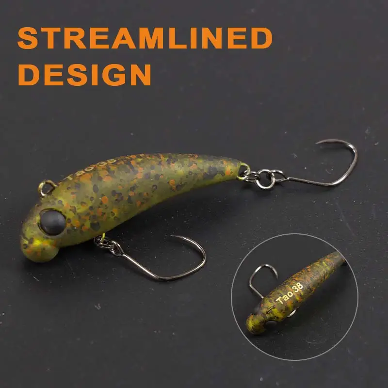 Bottom Swimmers 38mm 3.2g Wobblers Vibration for Trout Angler\'s Fishing Lures Hardbaits