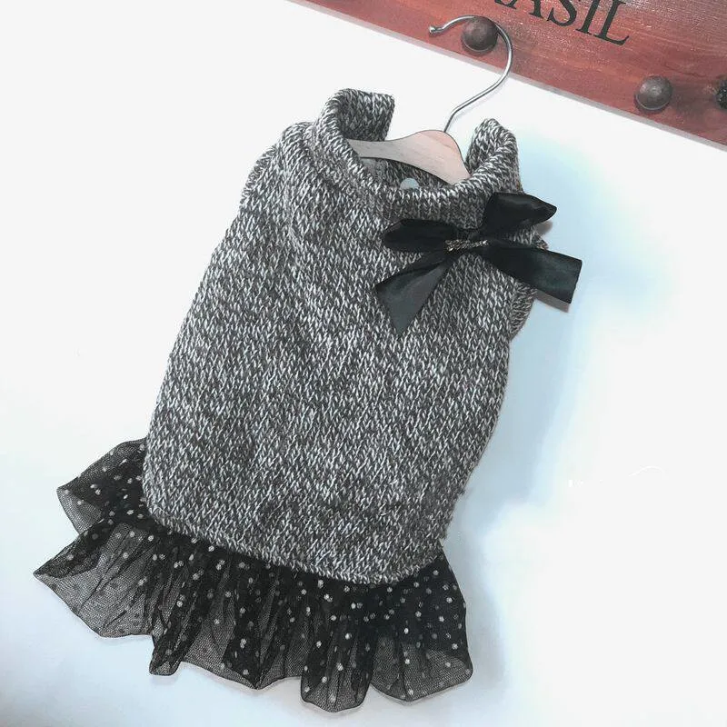 

Зимнее платье для собак, одежда для кошек и щенков, одежда для чихуахуа, йорков, померанских шпицев, ши-тцу, мальтезе, пуделей, бишонов, шнауцеров