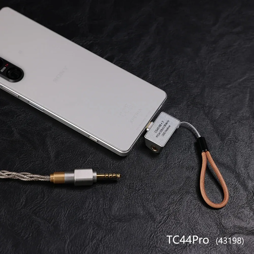 DD ddHiFi TC44Pro The 3rd Gen 4.4mm Balanced to USB C Lightning Adapter DAC Dongle Dual CS43198 CS43131 DSD256 PCM384 Hidizs