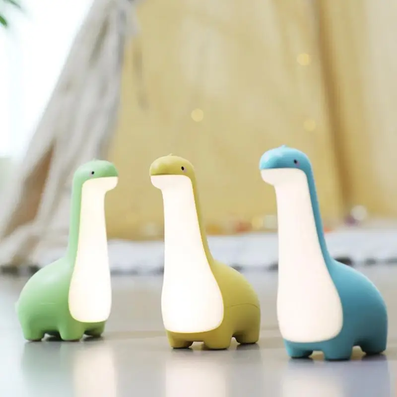 

Cute Dinosaur Night Light Children's Night Light Eye Protection Bedside Lamp USB Charging Room Decoration Children's Gift