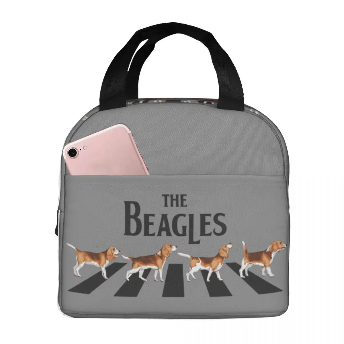 Nowa torba na lunch The Beagles Parody Izolacja Bento Pack Torba na posiłek Torebka