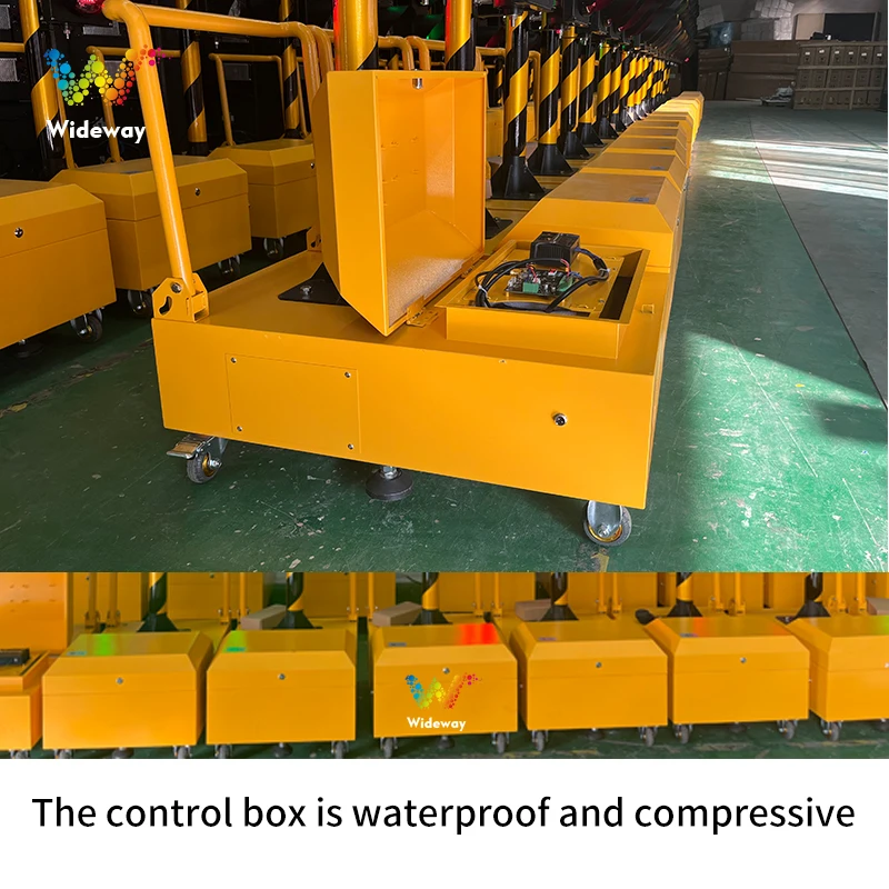 Spot 200mm Solar Wireless Road Construction Temporary Mobile Solar LED Traffic Light