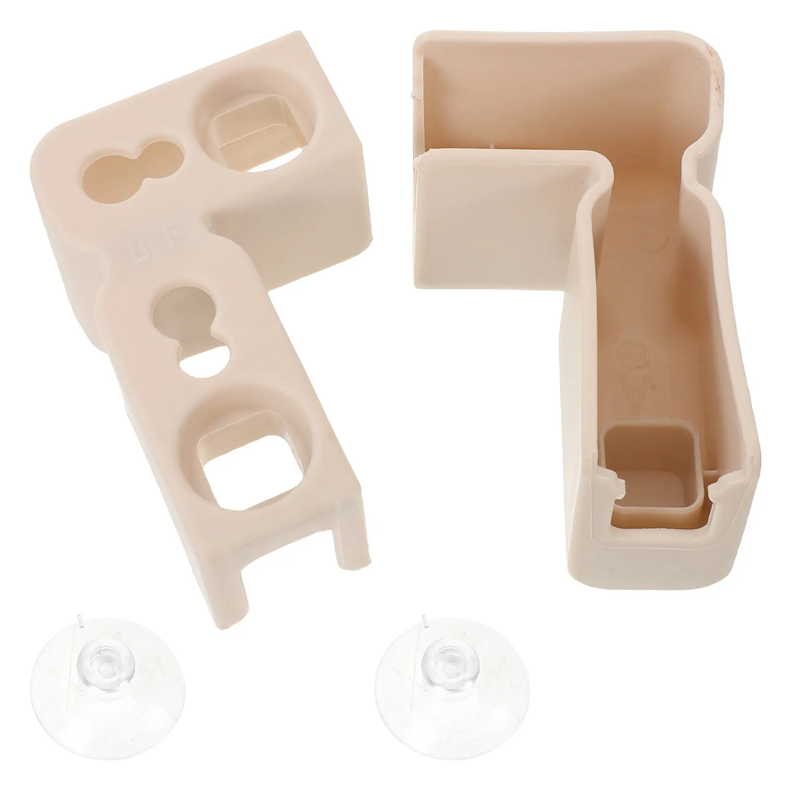 

2Sets L-Shaped Playpen Connectors with Suction Cups for Joints - Universal Replacement Parts Compatible with Baby