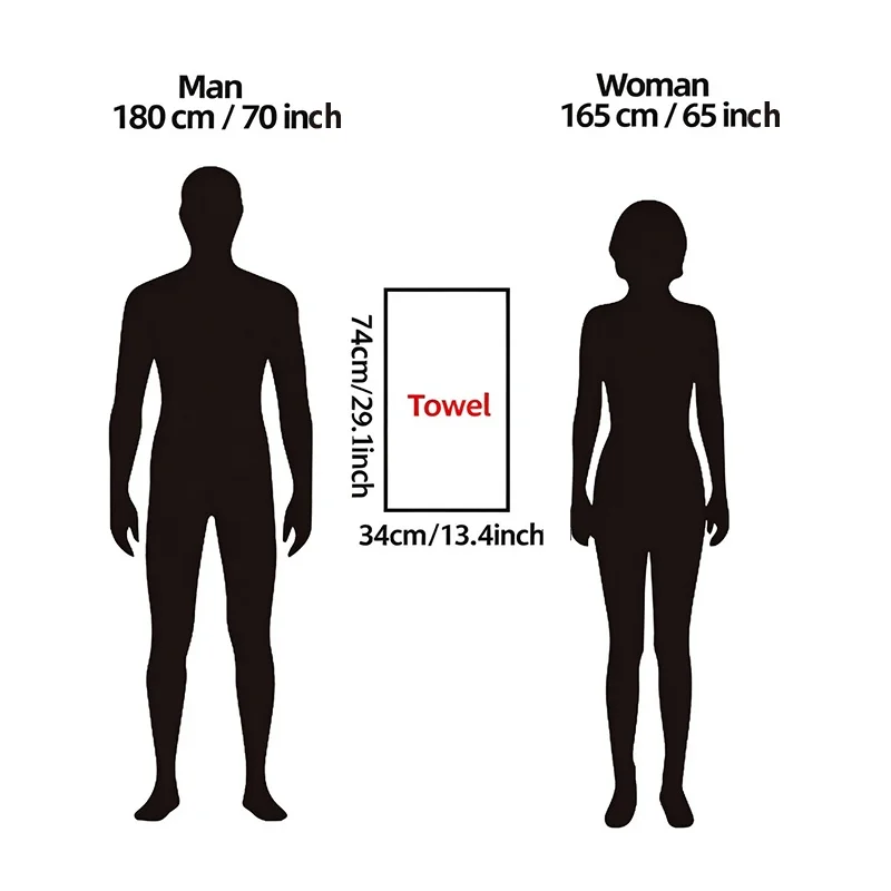 6Pcs 100% Cotton Towel Set 13.4'' x 29.1'' Soft Skin-friendly Hand Towels for Home Absorbent Quick Dry Thickened Face Towels Hot