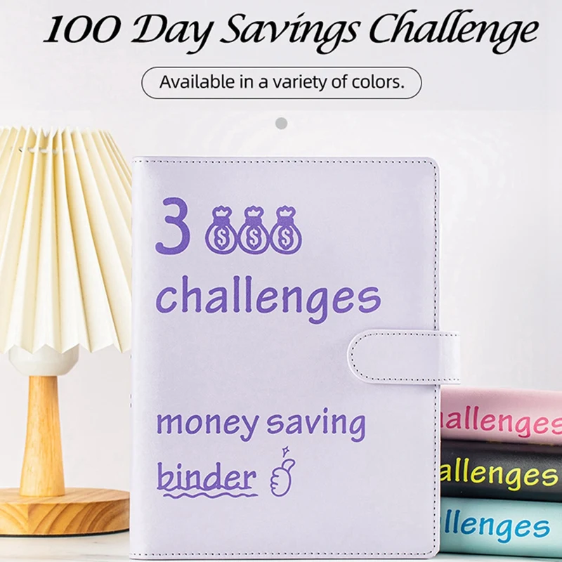 100 Envelopes Challenge Binder Savings Challenges Book Money Saving Planner Budget Binder