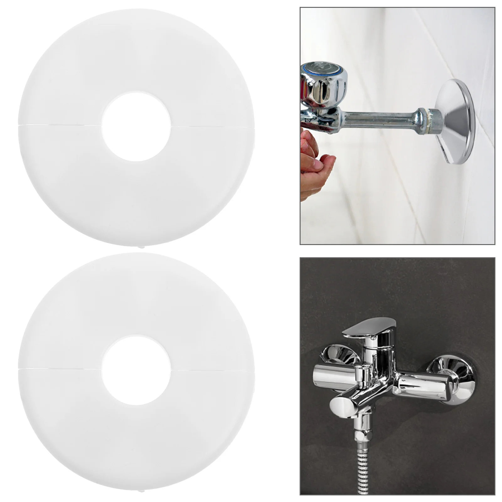 

4pcs Pool Ladder Covers Reusable Durable Protection For Inground Pools Easy Install All Pool Types Ladder Hole Shielding Cover